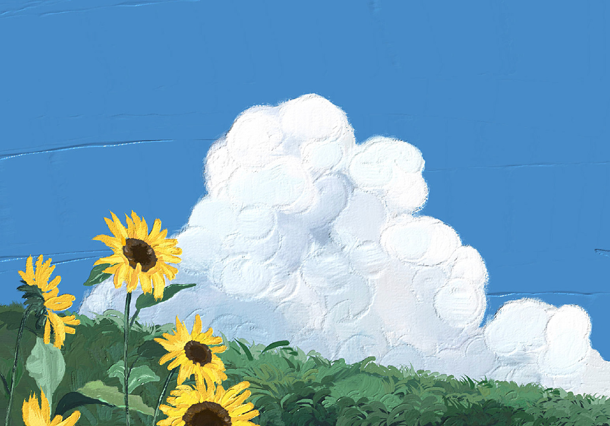 小清新朋友圈背景图