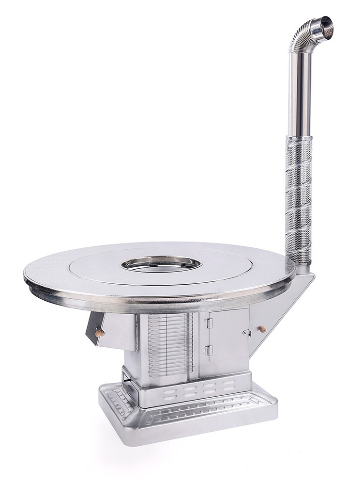 加厚气化炉柴火农村家用烤火炉柴煤两用取暖炉室内无烟节能采暖炉