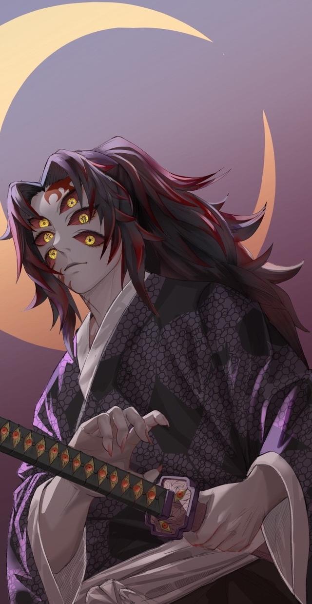 鬼灭之刃十二鬼月上弦之壹:黑死牟高清大图