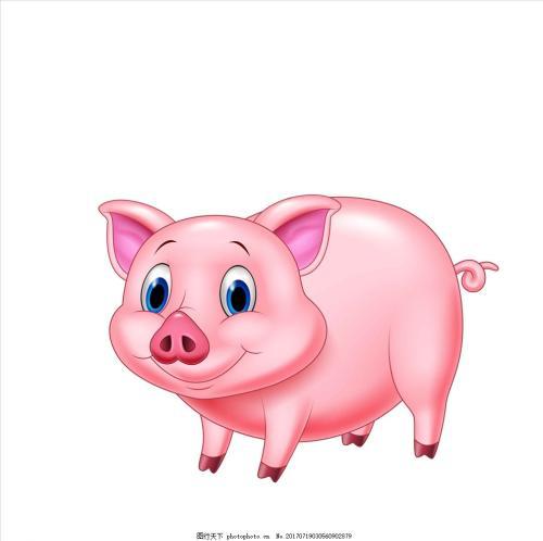 猪简笔画粉色简笔画猪贪吃的小粉猪简笔画简笔画猪的画法教程宠物猪简