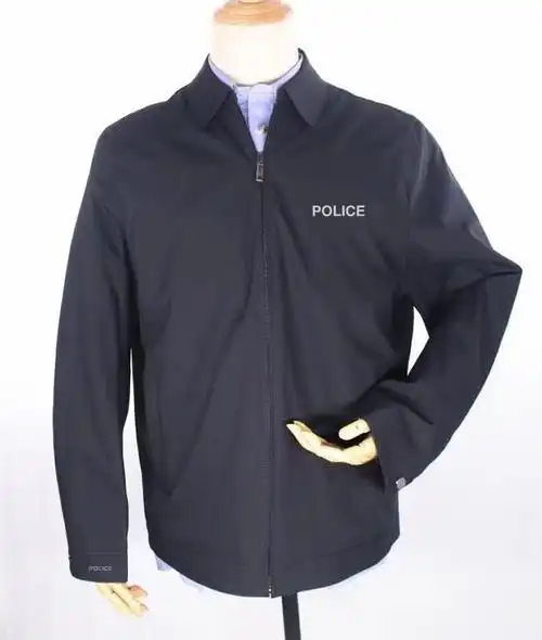 警服春秋商务夹克,警用夹克立领干部夹克,翻领警察春秋便服-金辉警用