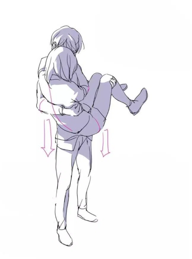 教你各种角度的公主抱画法!