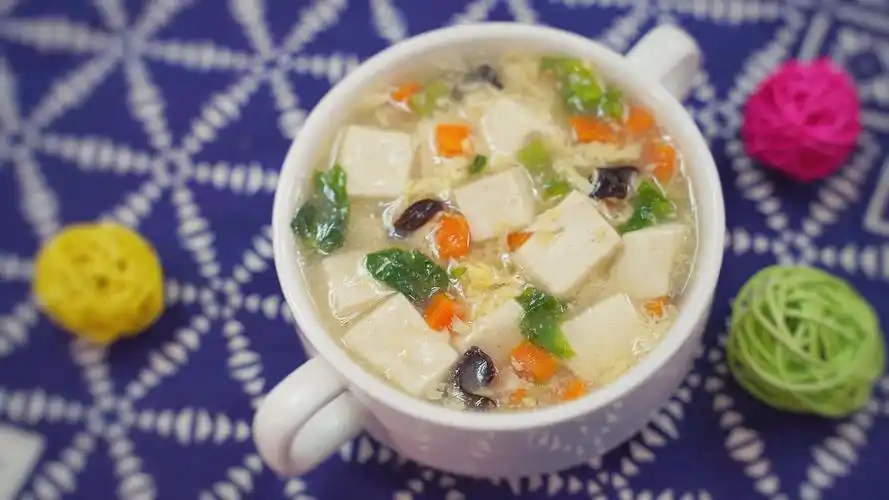 美味低卡高蛋白的什锦豆腐羹,温暖整个冬日的瘦身料理