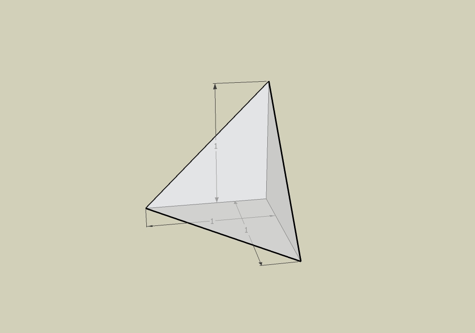 已知几何体的正视图,侧视图与俯视图都是腰长为1的等腰直角三角形.