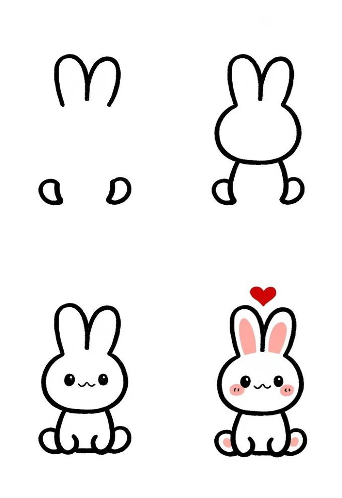 🐰兔子简笔画🎨