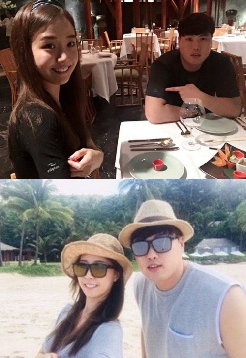 裴智贤-柳贤振夫妇公开新婚旅行照片"first day"