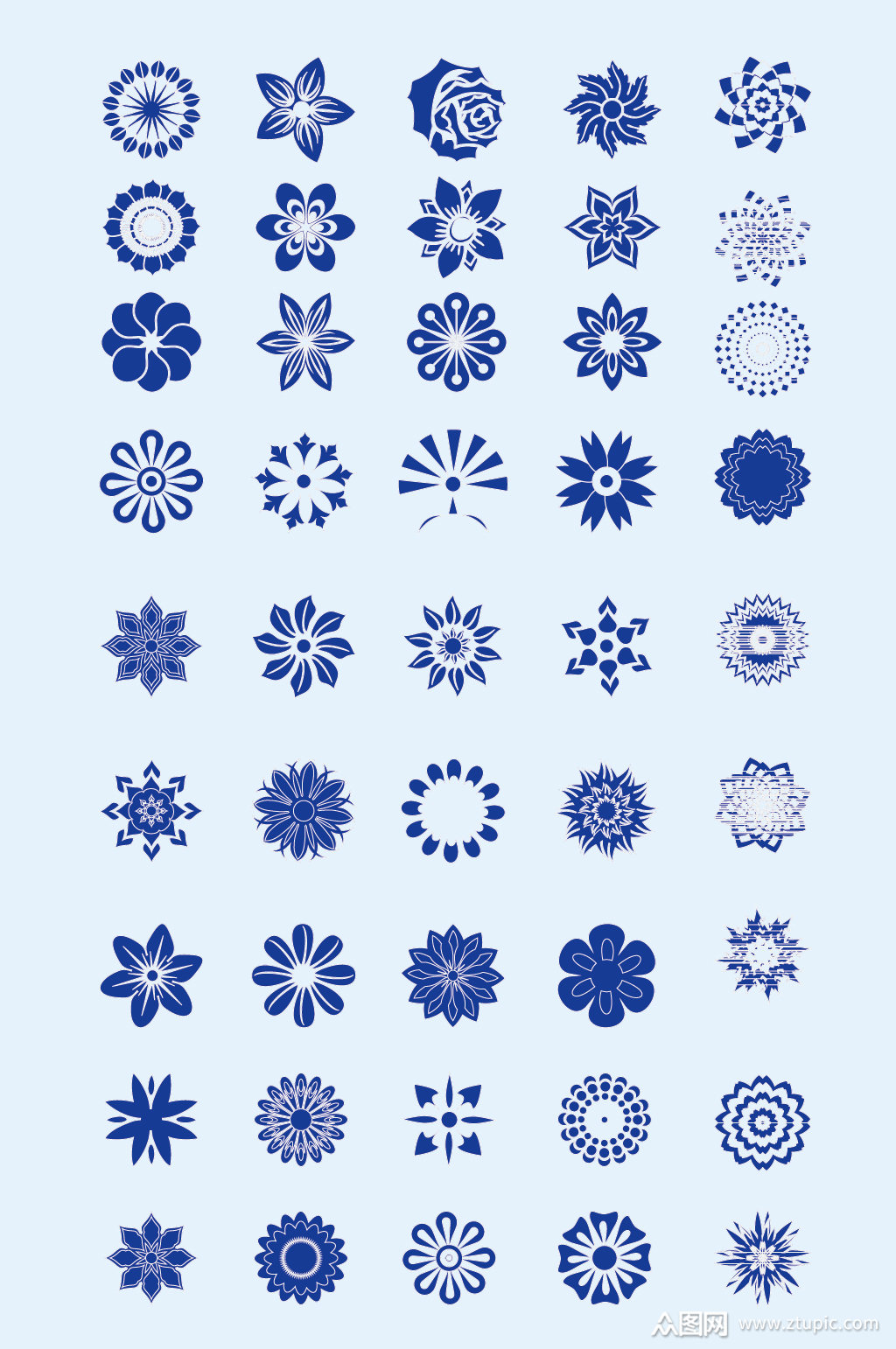 圆形矢量图形图案