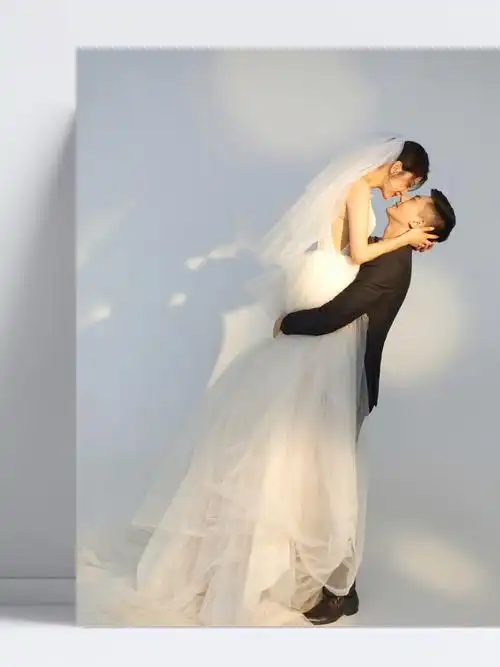 简约室内光影婚纱照至纯至美