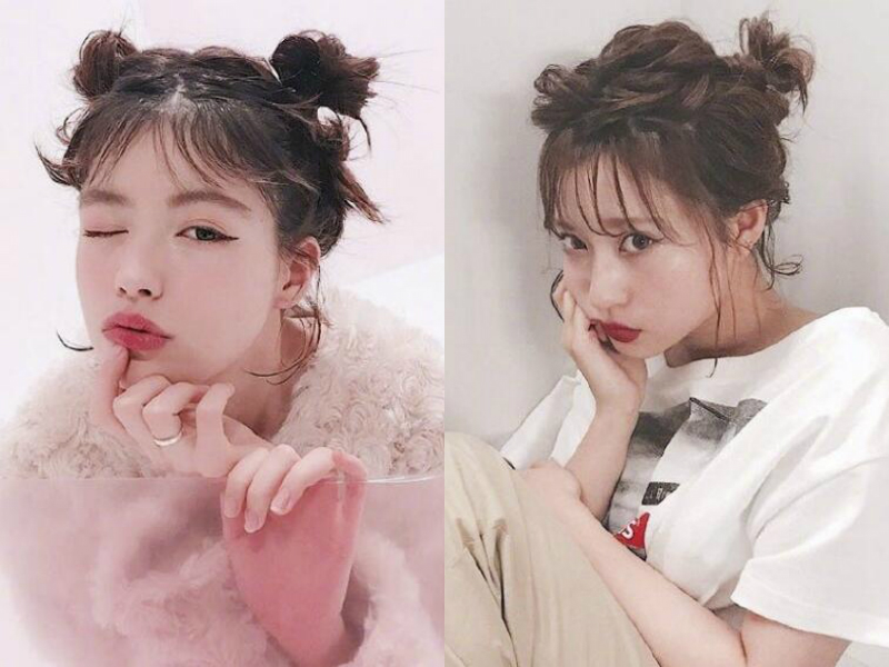 齐耳短发怎么扎2