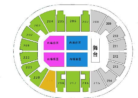 3 adam的演唱会梅赛德斯奔驰文化中心的位置哪里最好?