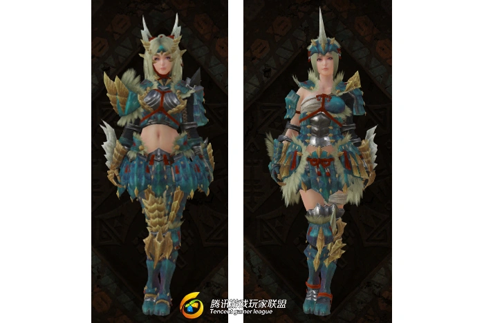 雷狼龙防具外观雷狼龙套装中,近战防具技能为力之解禁 2(认真15),雷