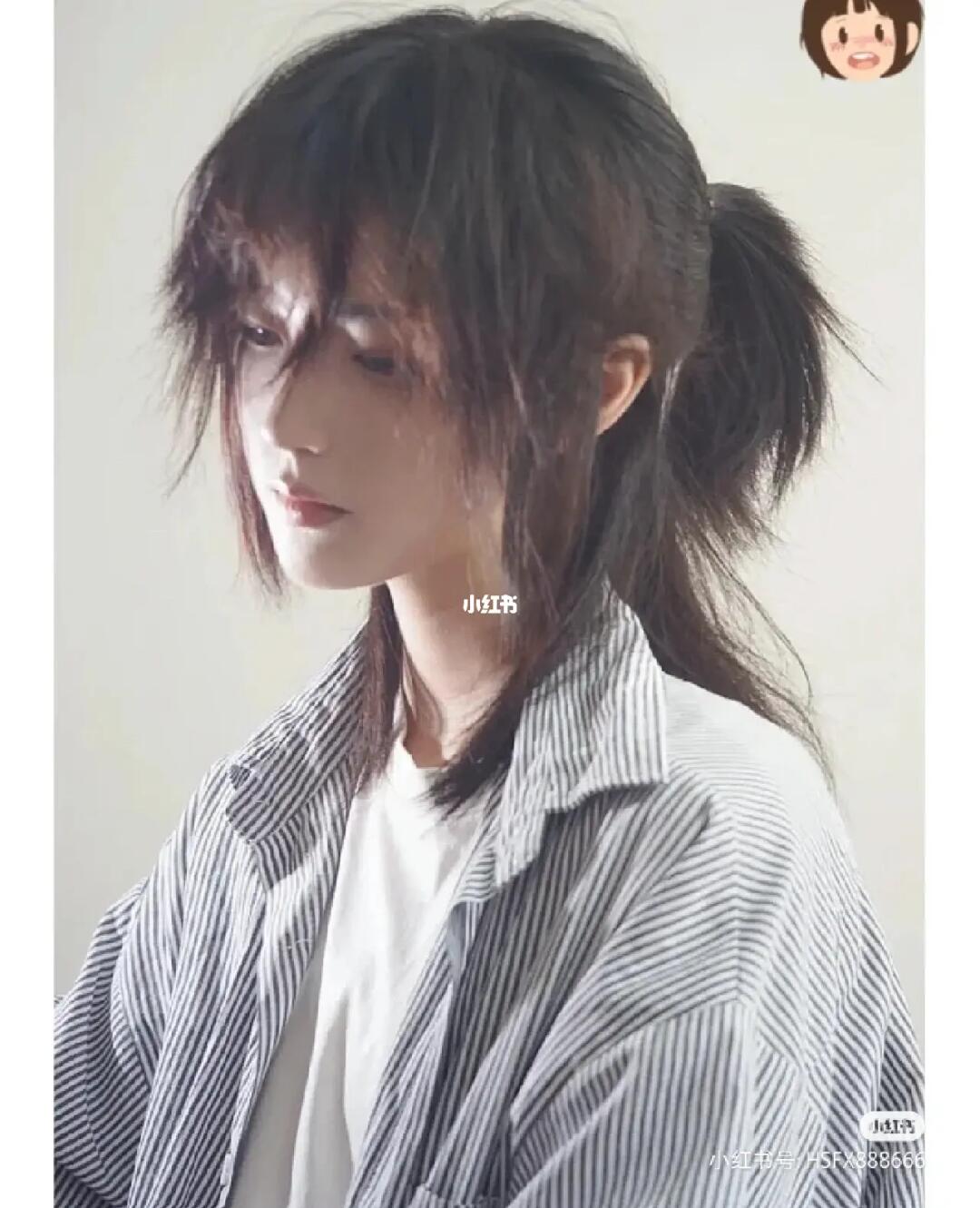 半扎狼尾武士头 帅到我心里!