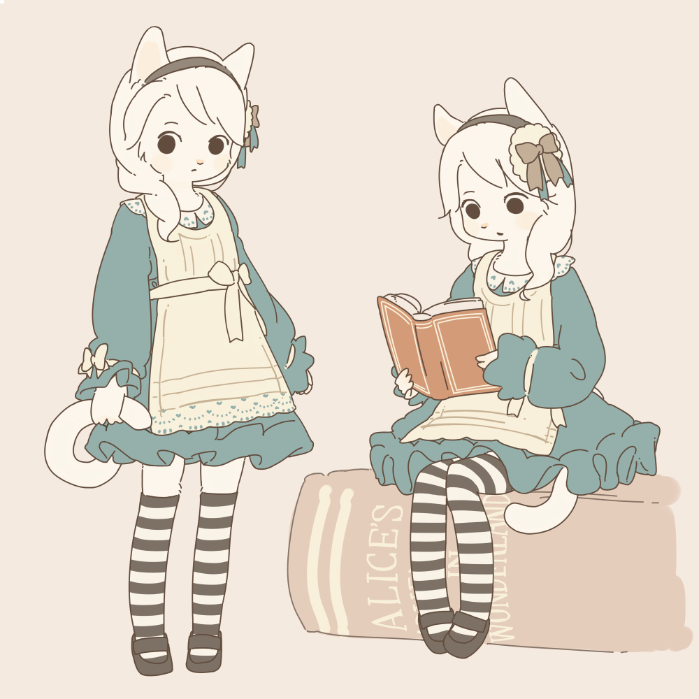 萌萌哒动物拟人79日本画师笔下的软萌兽娘治愈你