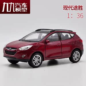 威利现代途胜tucson合金汽车模型1:36儿童回力男孩玩具越野车