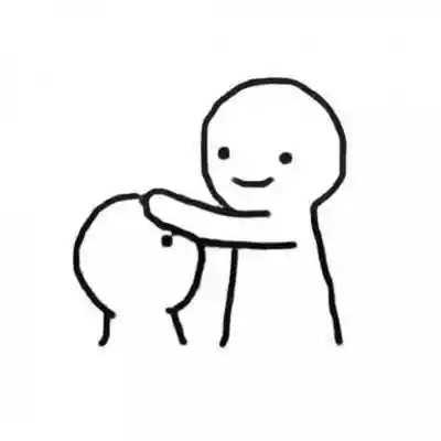 极简可人卡通爱人头像