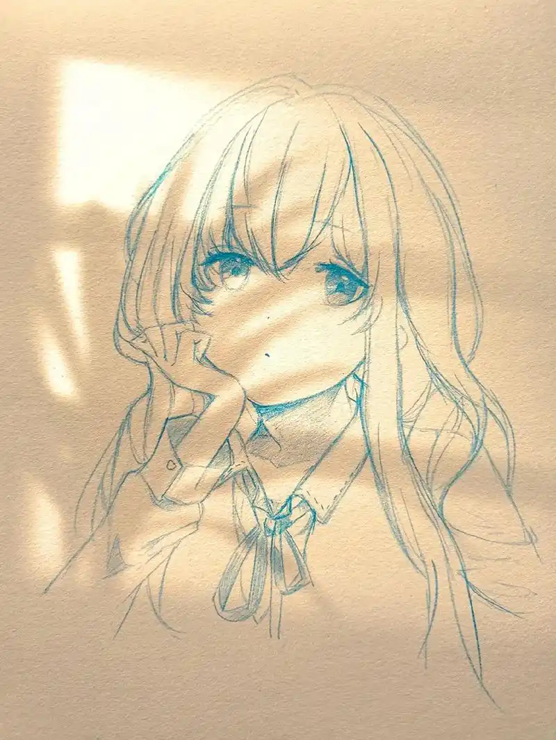 动漫人物#画画 #简笔画 #画渣日常 #oc #绘画过程  - 抖音