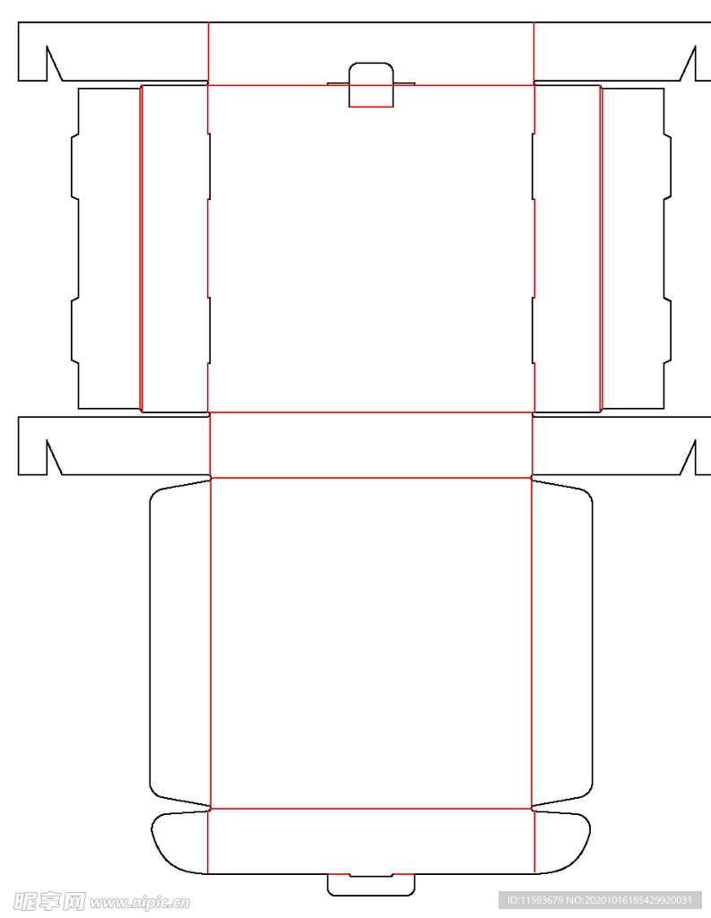异形飞机盒刀版图设计图__包装设计_广告设计_设计图库_昵图网nipic.c