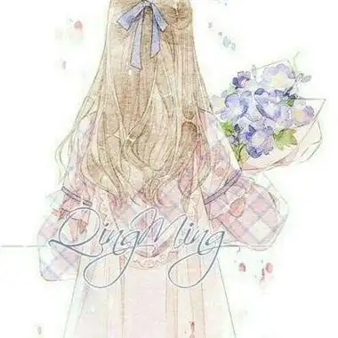 二次元背影卡通动漫头像