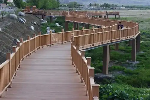 仿木栏杆栈道019