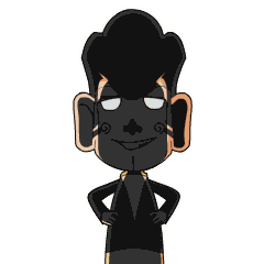 人物黑脸威胁坏笑gif动图_动态图_表情包下载_soogif