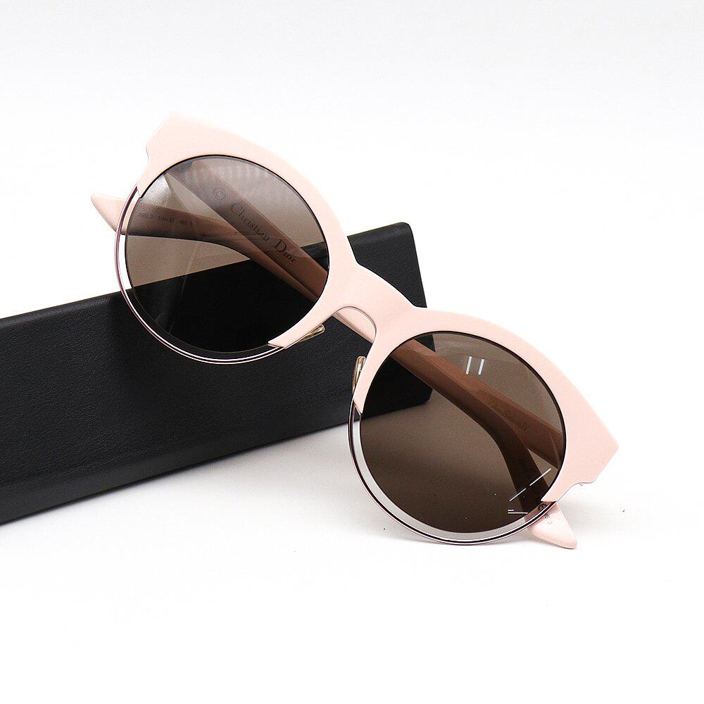 dior迪奥墨镜sideral1时尚百搭圆形眉线板材太阳镜太阳眼镜