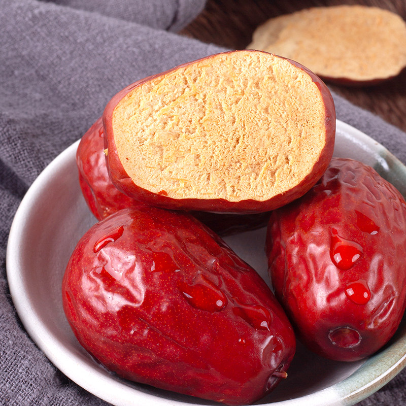 2021陕西狗头枣特级特大红枣西安六星大枣子陕北延安特产新货5斤