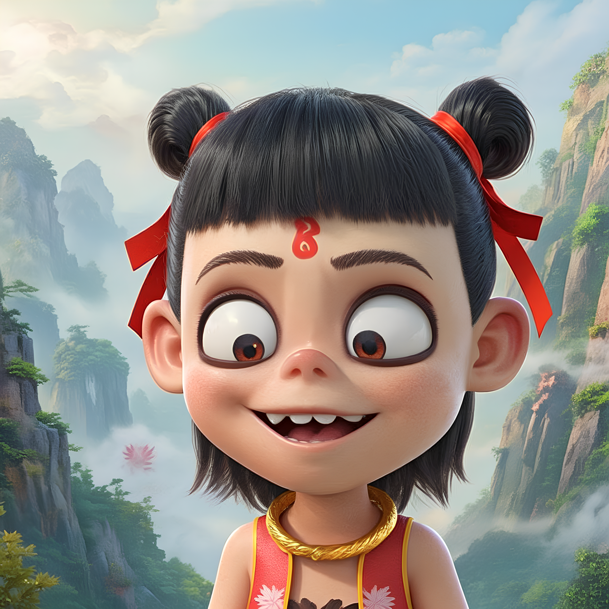 哪吒搞怪头像🤪