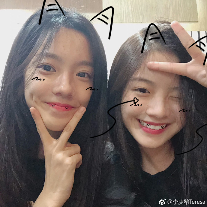 庄达菲李庚希向涵之傻傻分不清##三里屯三姐妹