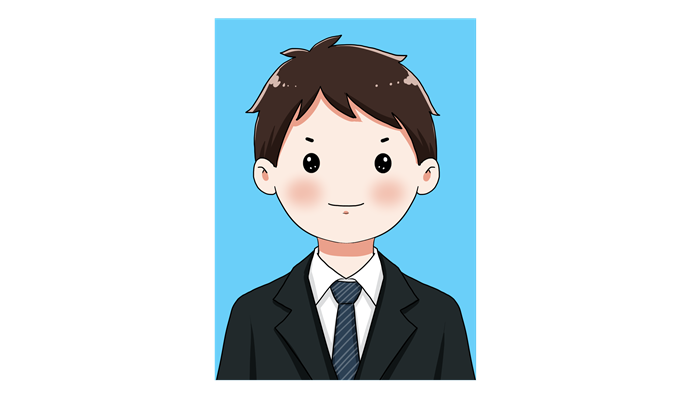 证件照要求是免冠正面照,照片上正常应该看到人的两耳轮廓和相当于