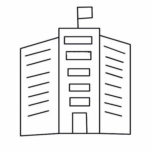 房屋简笔画快和宝宝一起学一学画一画吧三层楼房简笔画居民楼的简单