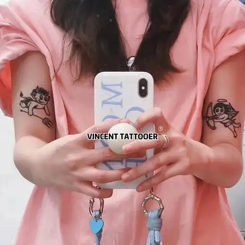 天使与恶魔纹身你也是这样两面派吗