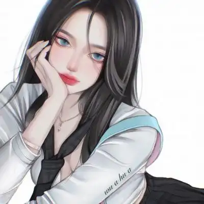 手绘高冷御姐女头像 性感好看的高清帅气撩人高冷动漫女头像图片_女生