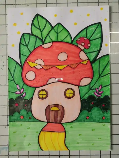 马克笔绘画/5～10岁儿童画孩子们细节刻画到位,12岁左右中国风儿童画