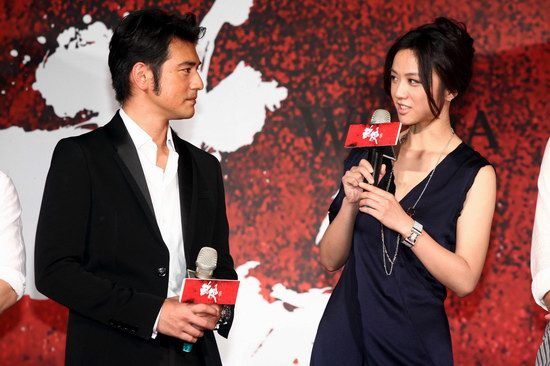 图文:《武侠》台湾首映--金城武汤唯