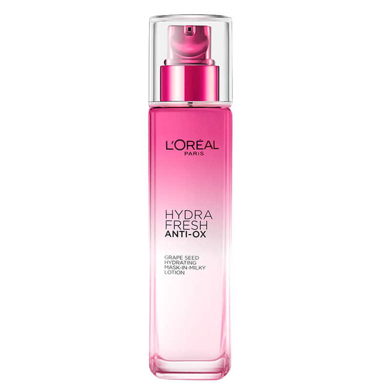 欧莱雅(loreal)清润葡萄籽修护保湿乳液110ml 滋润补水 保湿细致 护肤
