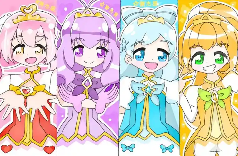 太好看了,自己画的小花仙第五季五人组(抱图请在评论抱图留言).