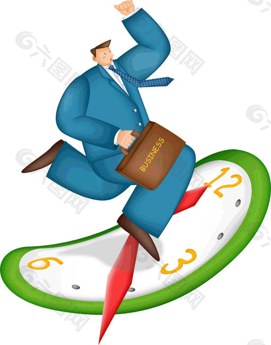 提包上班的叔叔  当前位置: 首页 > 平面广告 > 卡通/插画 > 卡通人物