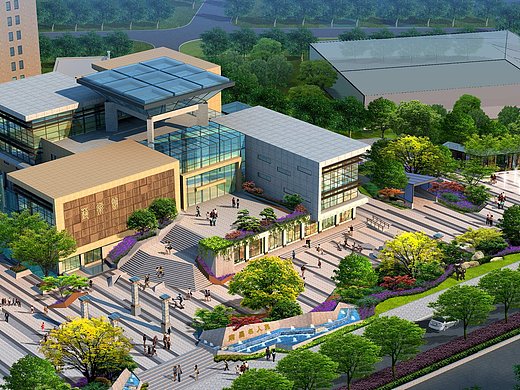 江西名人苑商业街景观设计