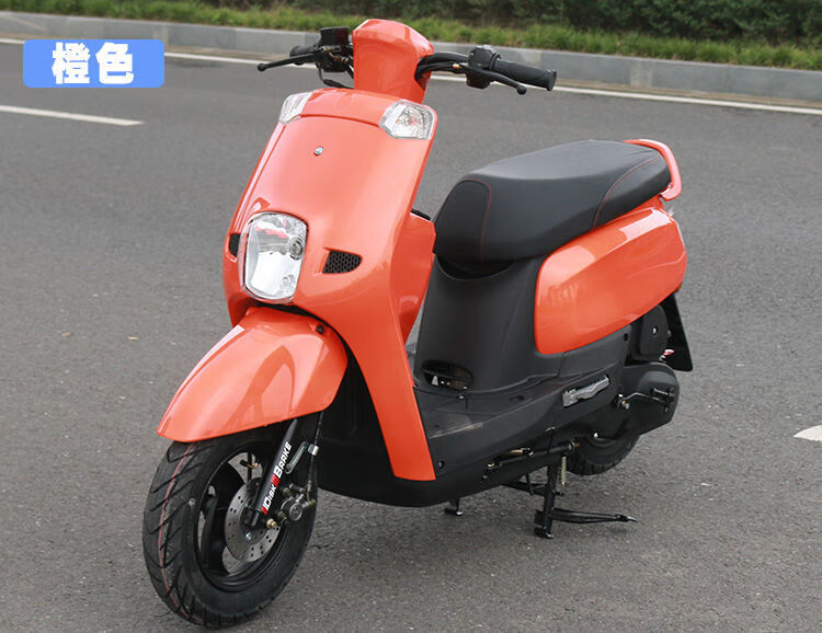 酷奇s5125cc100cc国四电喷踏板车摩托车省油外卖复古可上牌银白色125