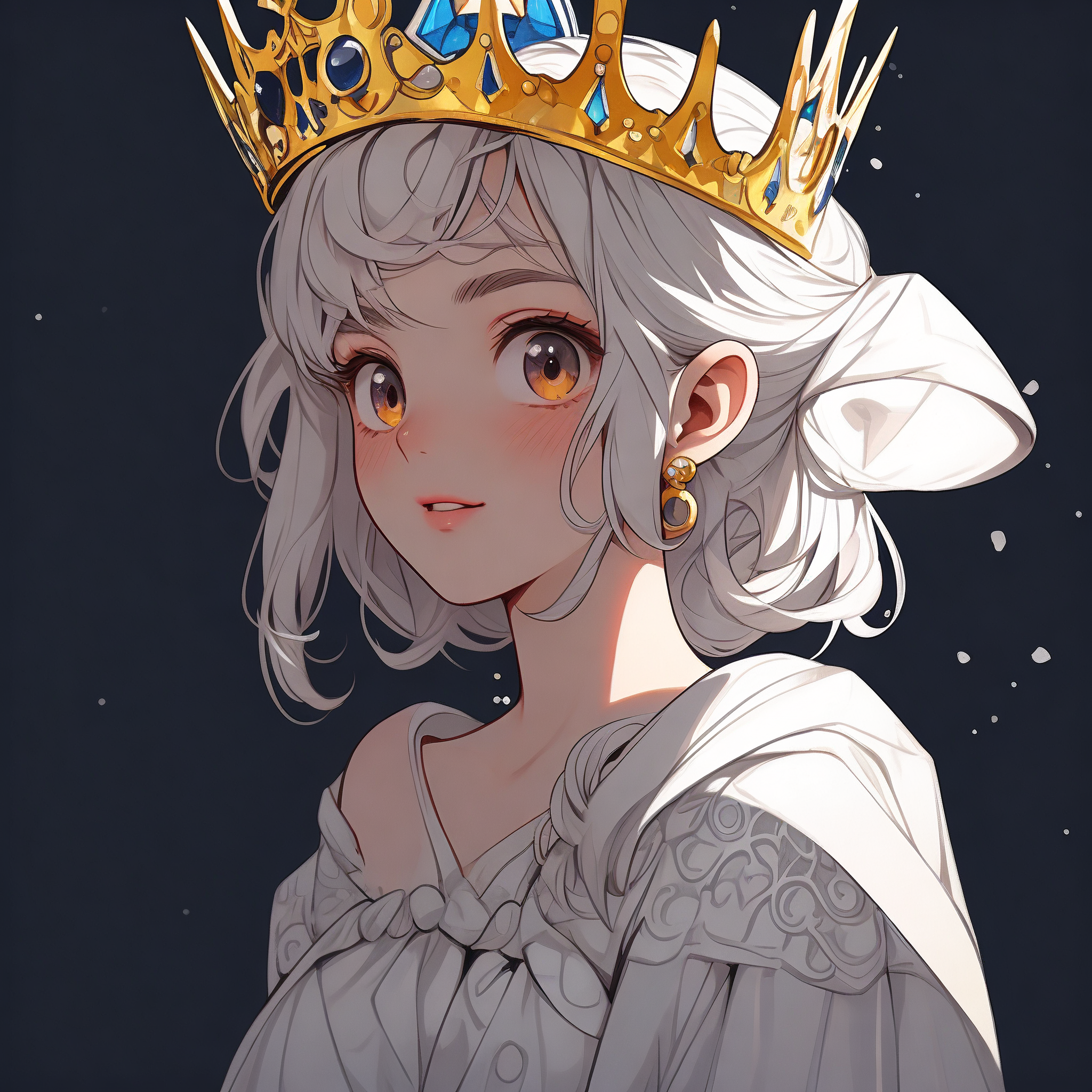 95 高冷霸气女生卡通头像99