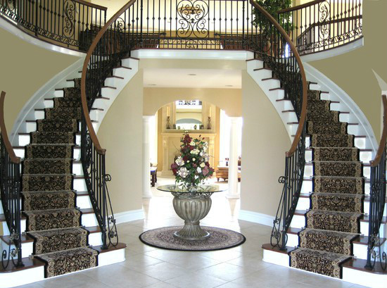 双跑楼梯,不仅仅为了功能,更多的派头