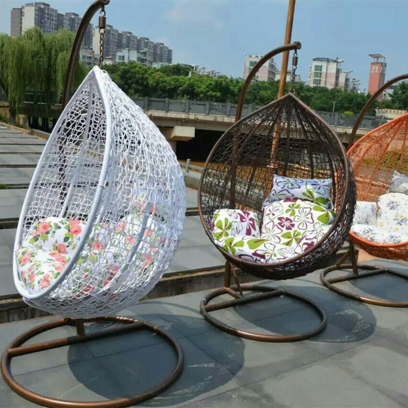 吊篮藤椅厂家吊椅吊篮户外室内阳台藤编鸟巢吊篮秋千摇椅送坐垫