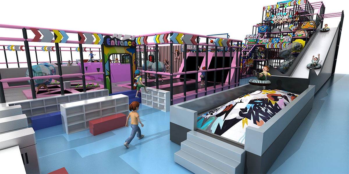 牧童淘气堡室内儿童游乐园