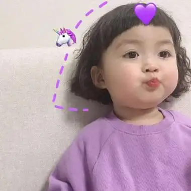 萌娃头像女生可爱萝莉搞怪可爱网红小女孩头像