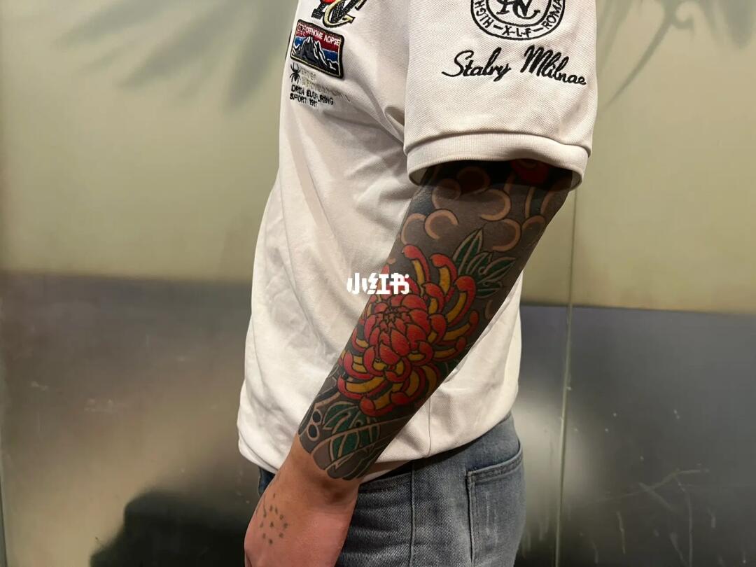 东莞塘厦  # #我的纹身分享  #老传统花臂  ang62bu