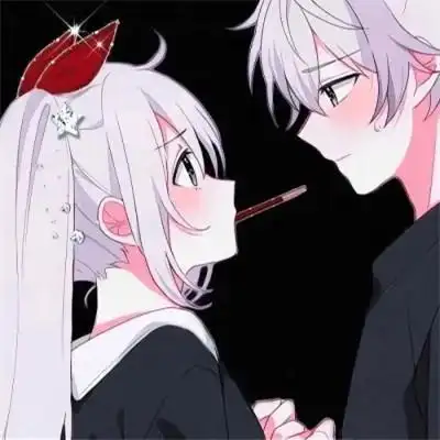 高甜动漫情侣头像 甜到爆的宠溺动漫情头一左一右图片_情侣动漫头像