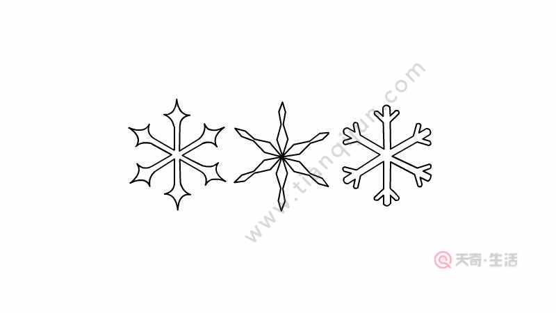 冰花简笔画可爱