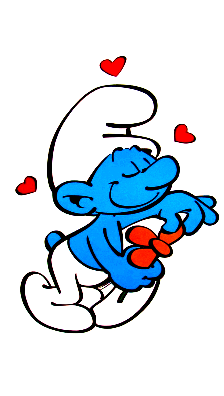 iphone 壁纸 蓝精灵 sumrf