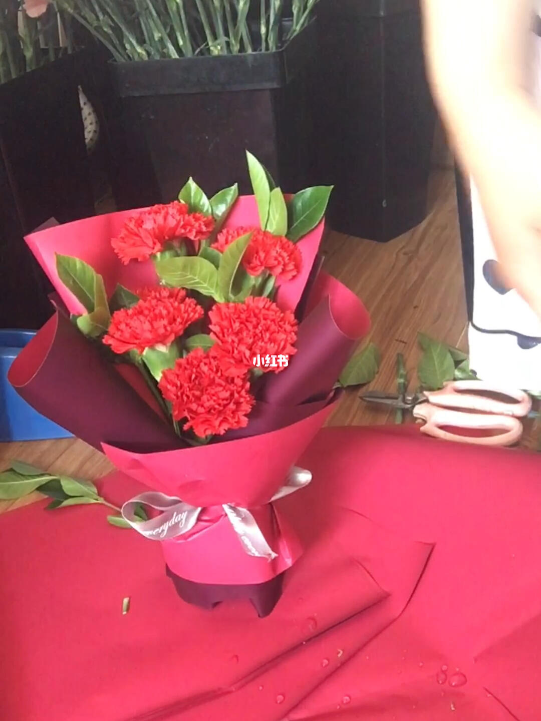 母亲节康乃馨小花束教程