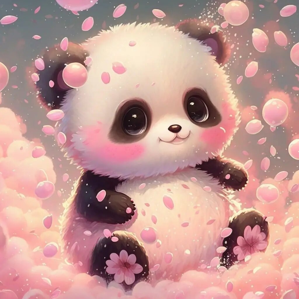 熊猫宝宝:我做了一个粉红色的梦